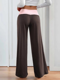 Contrast Waistband Wide Leg Pants 100100919641935 32 Affordable Fashion Under $100 Jerry's Apparel 
