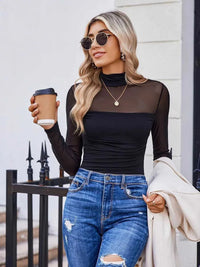 Lovelet Mock Neck Long Sleeve Top 100100702645890 33 Affordable Fashion Under $100 Jerry's Apparel 