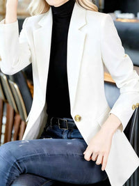 Full Size One Button Lapel Collar Blazer Plus Size 100100736237497 30 Affordable Fashion Under $100 Jerry's Apparel 