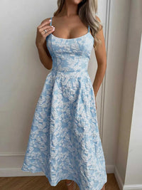 Textured A-Line Midi Dress 100100123271859 39 Women's Midi Dress Affordable Boutique Dresses Under $50 Jerry's Apparel 