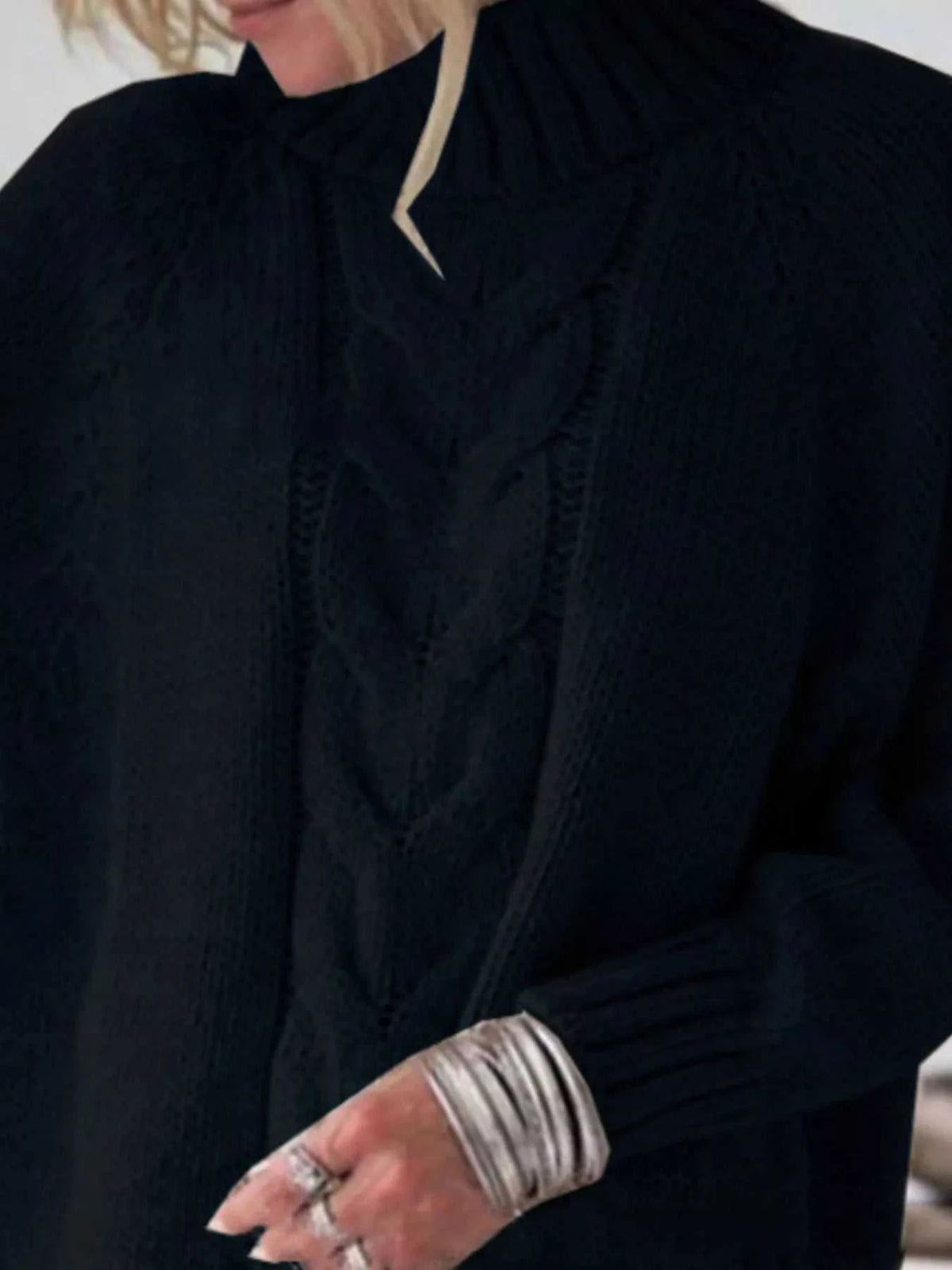 Cable-Knit Long Sleeve Sweater 100100862804936 23 Affordable Fashion Under $100 Jerry's Apparel 