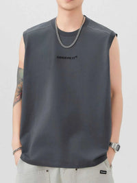 Men's Plus Size Letter Round Neck Tank 100400255866205 78 Affordable Fashion Under $100 Jerry's Apparel 