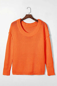 Chunky Knit Dropped Shoulder Sweater 100100844161819 33 Affordable Fashion Under $100 Jerry's Apparel 