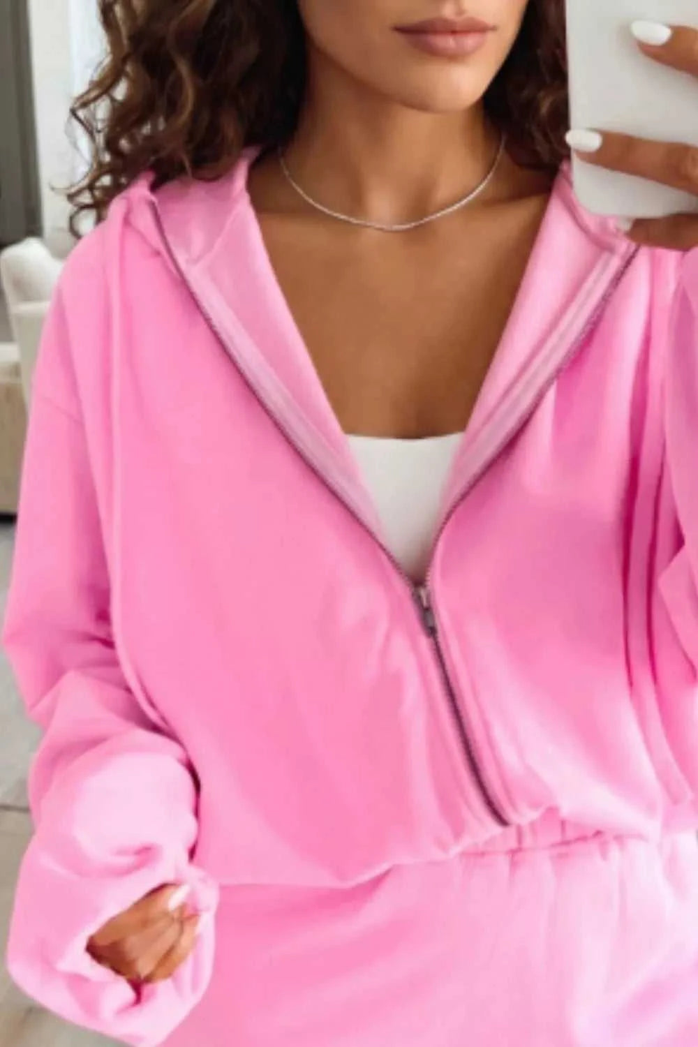 Zip-up One Piece Long Sleeve Hoodie 100100112075829 69 Affordable Fashion Under $100 Jerry's Apparel 