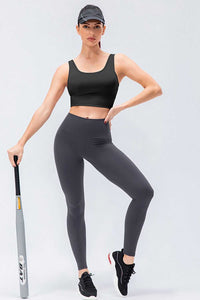 Wide Waistband Slim Fit Active Leggings 100100209766860 38 Affordable Fashion Under $100 Jerry's Apparel 