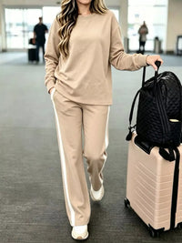 Dropped Shoulder Top and Pants Set 101001377082947 63 Gifts for Her Jerry's Apparel 