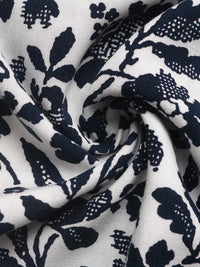 Printed Tie Neck Long Sleeve Blouse 100100483446617 35 Affordable Fashion Under $100 Jerry's Apparel 