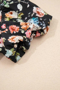 Floral Print Smocked Waist Maxi Dress 100100885551722 78 Affordable Fashion Under $100 Jerry's Apparel 