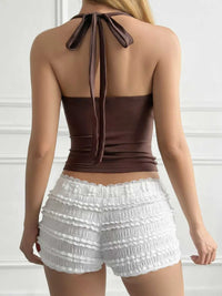 Ruched Halter Neck Cami 100100433249516 22 Affordable Fashion Under $100 Jerry's Apparel 