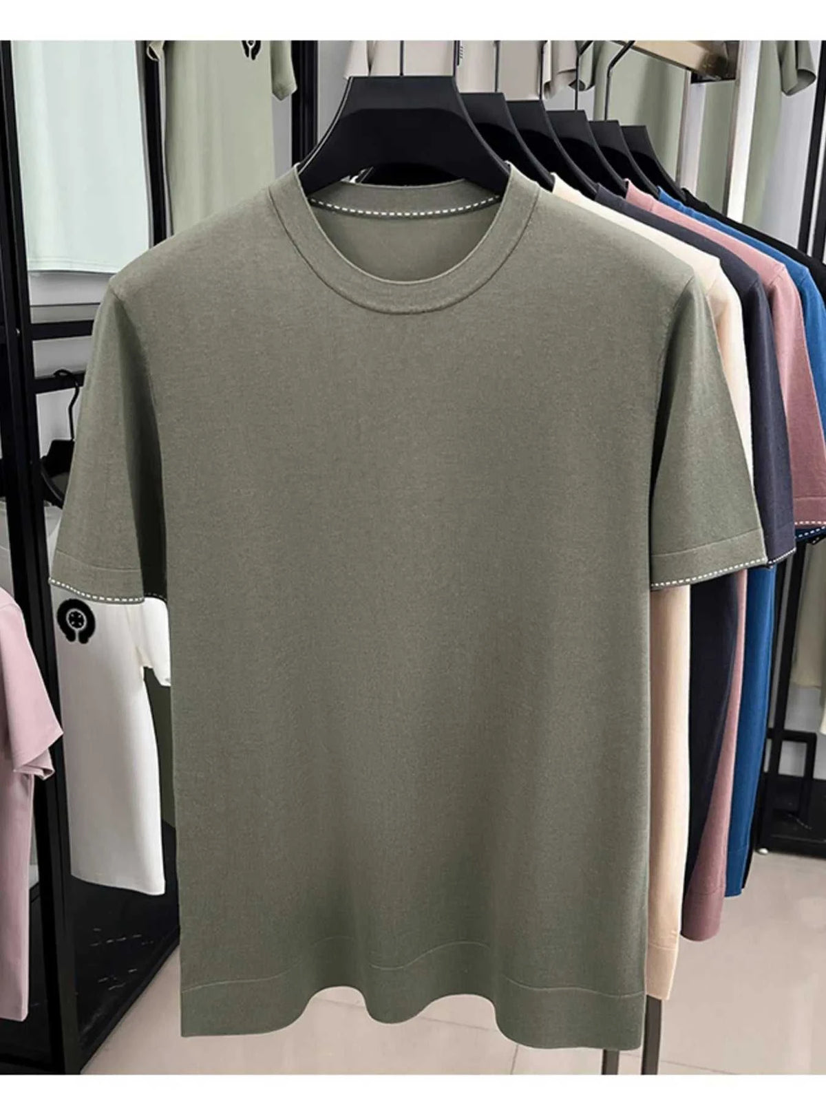 Men's Full Size Short Sleeve Crew Neck T-Shirt Plus Size 100400118714814 90 Affordable Fashion Under $100 Jerry's Apparel 