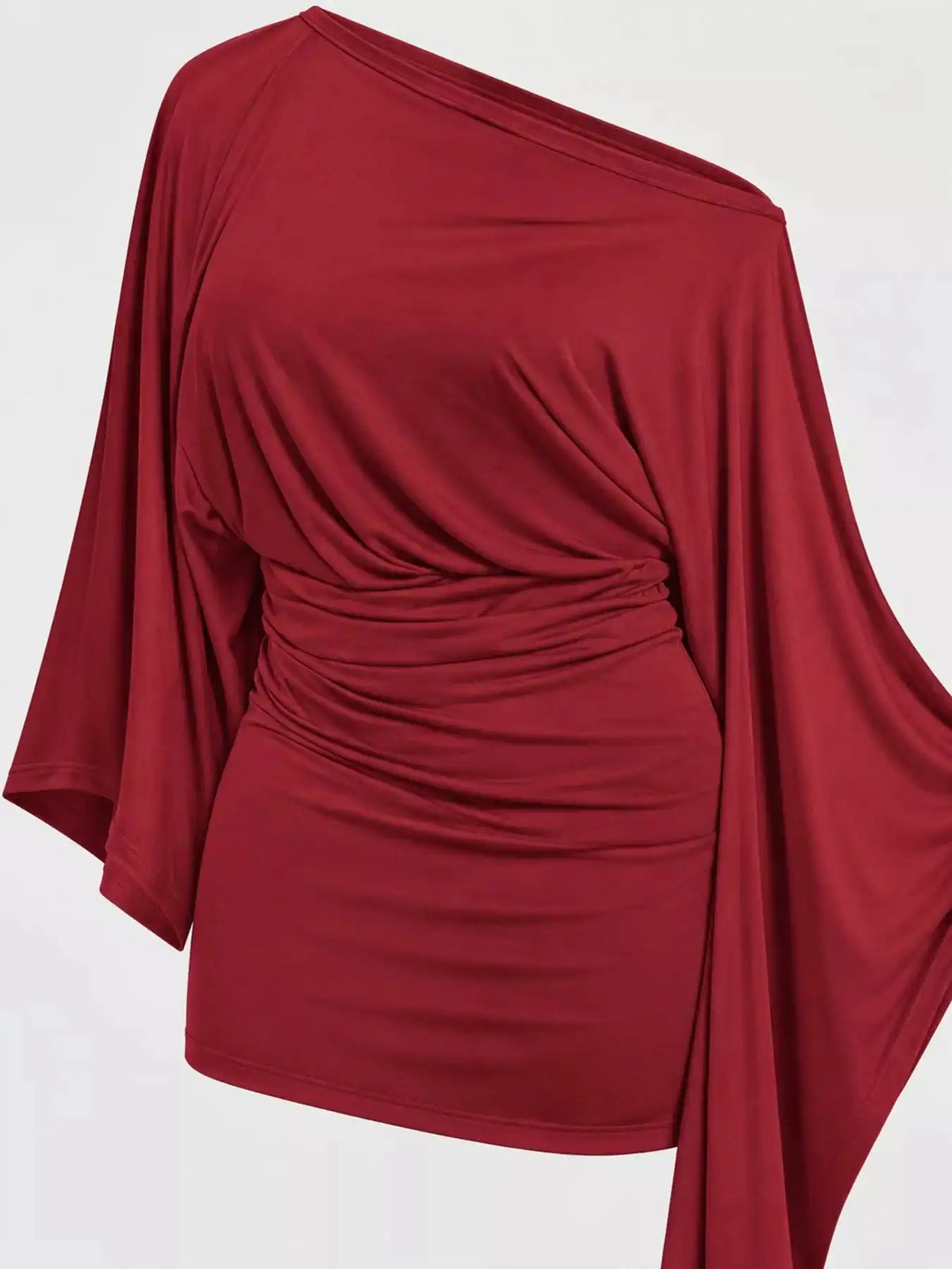 One-Shoulder Draped Bodycon Mini Dress 101001811260521 32 Affordable Fashion Under $100 Jerry's Apparel 