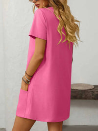 Mandy Square Neck Short Sleeve Mini Dress 100100588511470 24 Affordable Fashion Under $100 Jerry's Apparel 