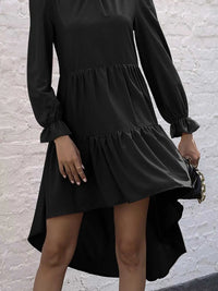 High-Low Flounce Sleeve Dress 100100575256203 31 Affordable Fashion Under $100 Jerry's Apparel 