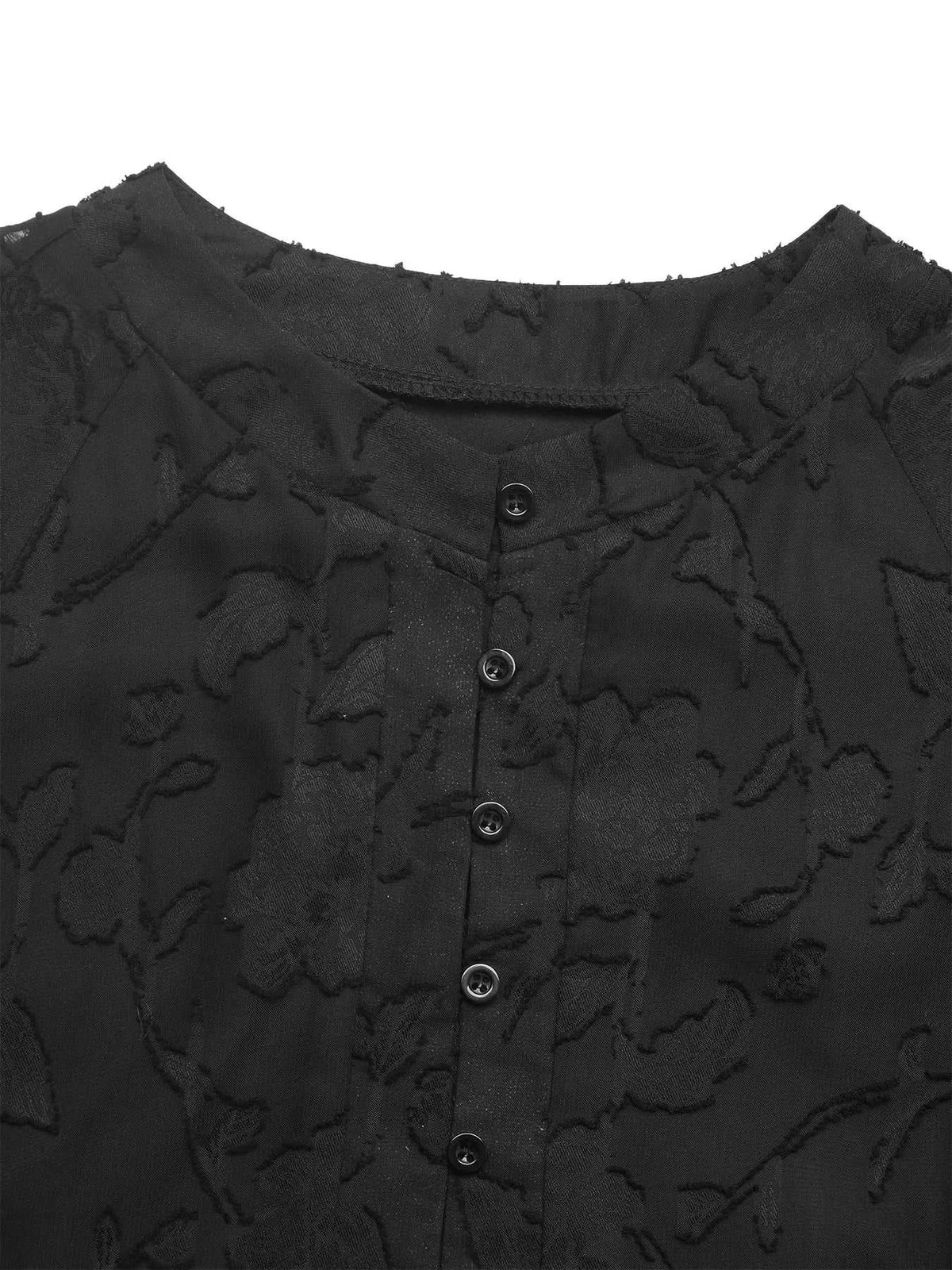Button-Front Balloon Sleeve Mini Dress 100100715945884 64 Affordable Fashion Under $100 Jerry's Apparel 