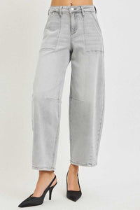 RISEN Slouchy Cropped Barrel Jeans 100100024621905 65 Affordable Fashion Under $100 Jerry's Apparel 