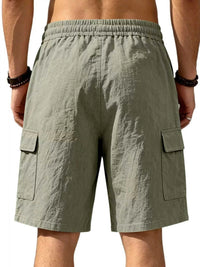 Men's Plus Size Casual Cargo Shorts with Drawstring Waist 100400477807470 36 Affordable Fashion Under $100 Jerry's Apparel 