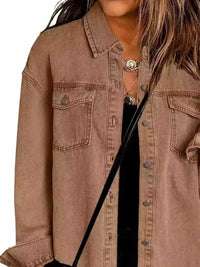 Frayed Hem Button Up Denim Jacket 101003454841681 50 Affordable Fashion Under $100 Jerry's Apparel 