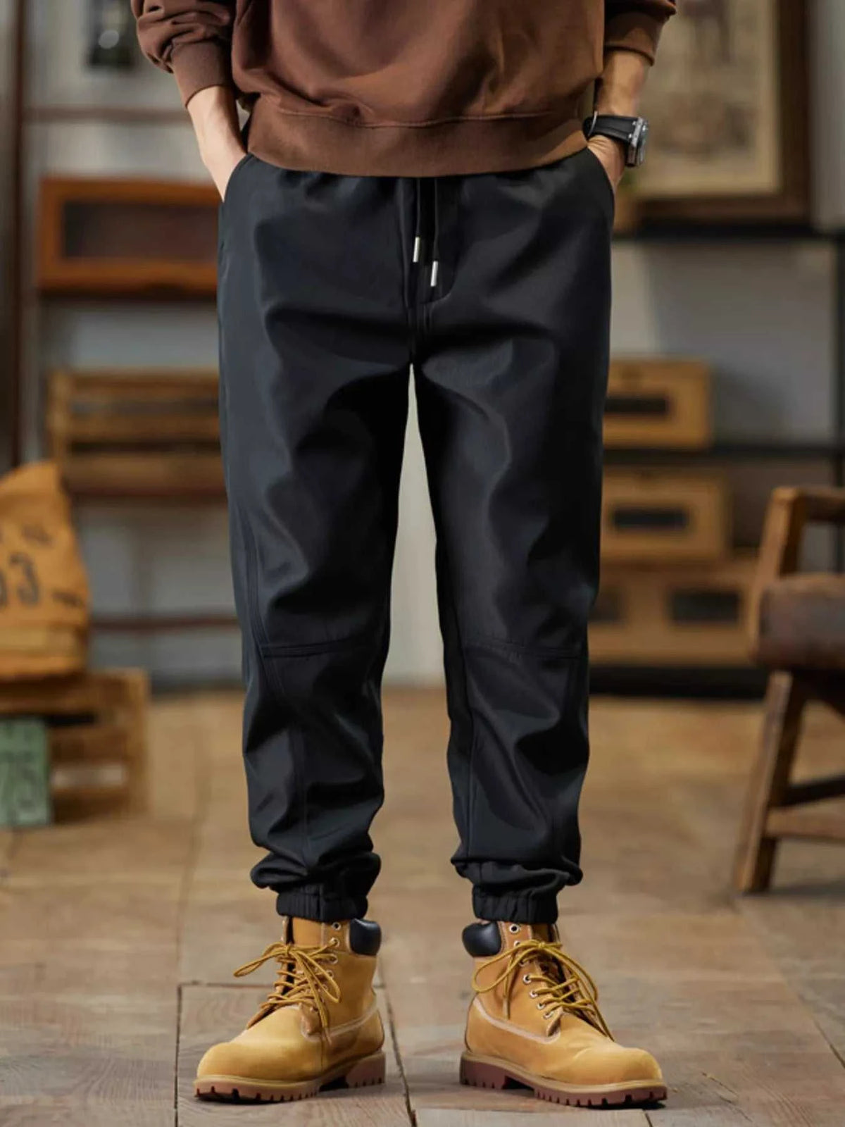 Men's Plus Size Casual Drawstring Joggers 100400170716804 77 Affordable Fashion Under $100 Jerry's Apparel 
