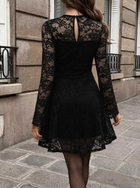 Elegant Lace Long Sleeve Mini Dress 100100416267277 48 Affordable Fashion Under $100 Jerry's Apparel 