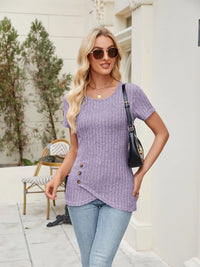 Round Neck Short Sleeve T-Shirt