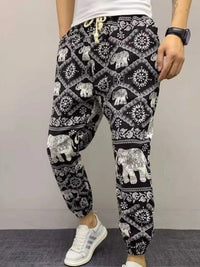Men's Plus Size Printed Drawstring Joggers 100400682131694 34 Affordable Fashion Under $100 Jerry's Apparel 