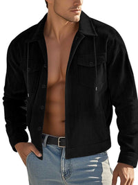 Men's Full Size Corduroy Button Up Casual Jacket Plus Size 100400073083215 54 Affordable Fashion Under $100 Jerry's Apparel 