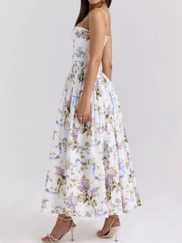 Floral Spaghetti Straps Midi Dress 101001005550846 56 Affordable Fashion Under $100 Jerry's Apparel 