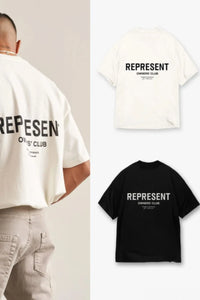 Men's Plus Size Letter Round Neck Half Sleeve T-Shirt