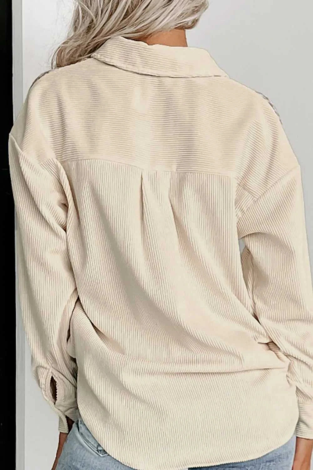 Houndstooth Button Up Long Sleeve Jacket 100100812321841 56 Affordable Fashion Under $100 Jerry's Apparel 