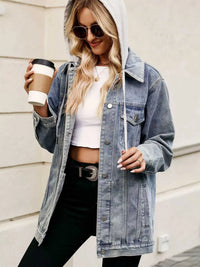 Button Up Long Sleeve Denim Jacket 100100316291883 79 Affordable Fashion Under $100 Jerry's Apparel 