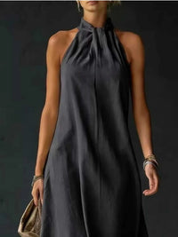 Full Size Halter Neck Maxi Dress Plus Size 100100987148992 32 Affordable Fashion Under $100 Jerry's Apparel 