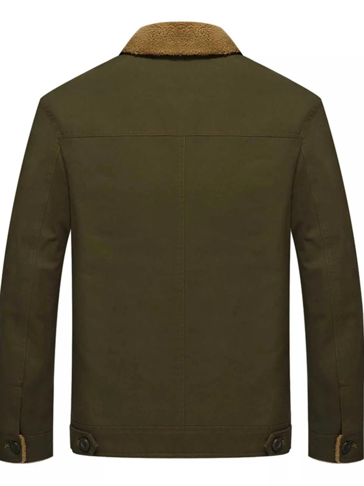 Men's Plus Size Button Up Fleece Lined Jacket 100400542734695 91 Affordable Fashion Under $100 Jerry's Apparel 