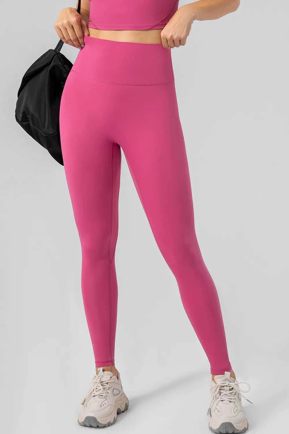 High Waist Wide Waistband Active Leggings 100100763391417 40 Affordable Fashion Under $100 Jerry's Apparel 