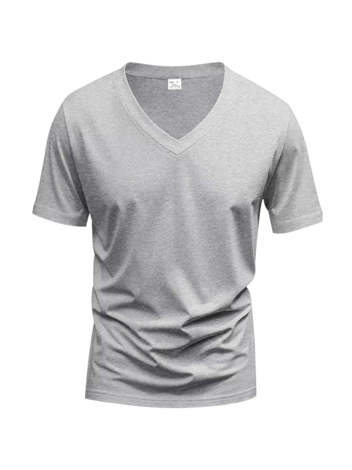 Men's Full Size Slim Fit V-Neck Basic T-Shirt Plus Size 100400784270679 24 Affordable Fashion Under $100 Jerry's Apparel 