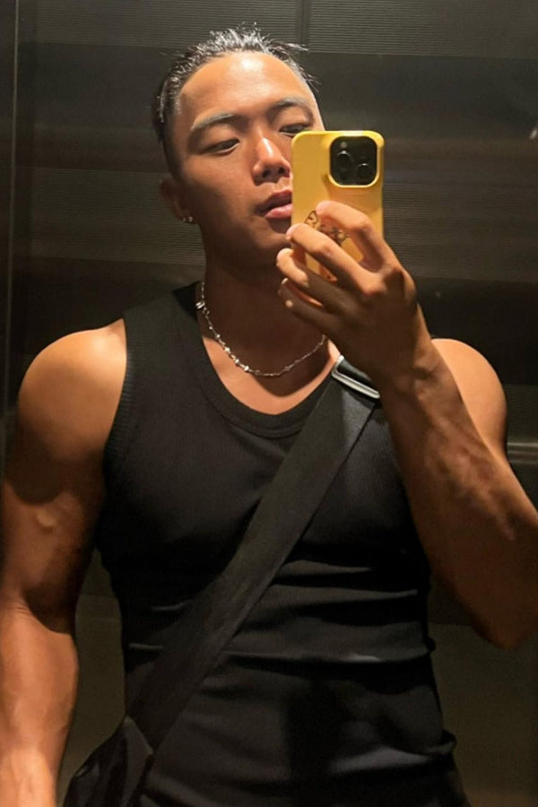 Men's Plus Size Round Neck Tank