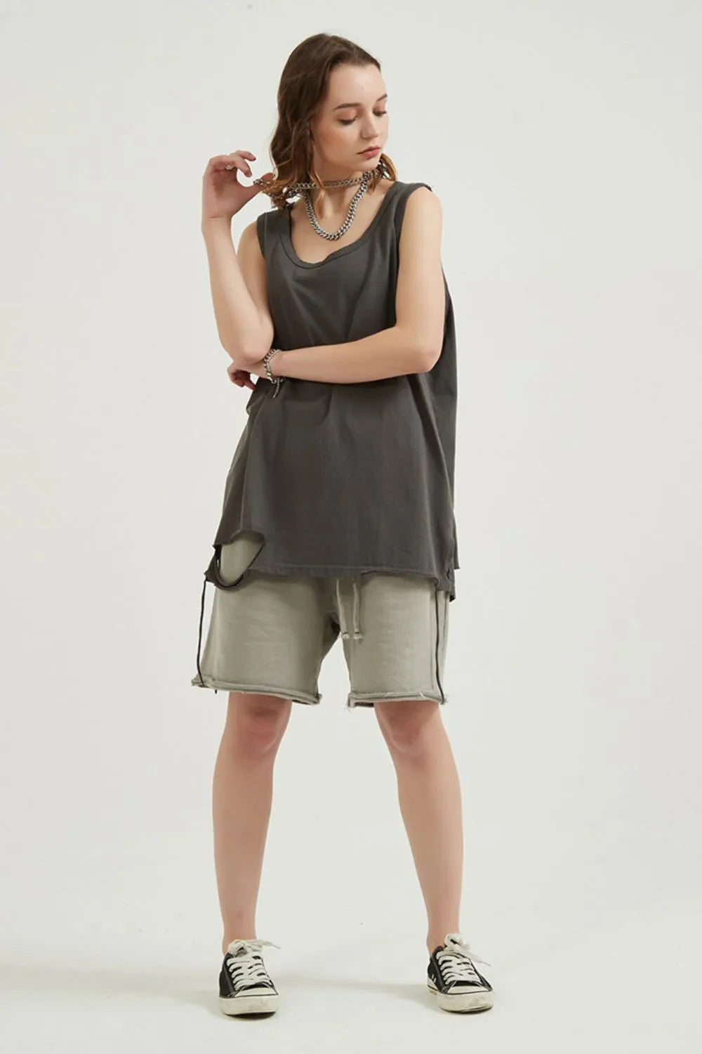 Men's Round Neck Wide Strap Tank