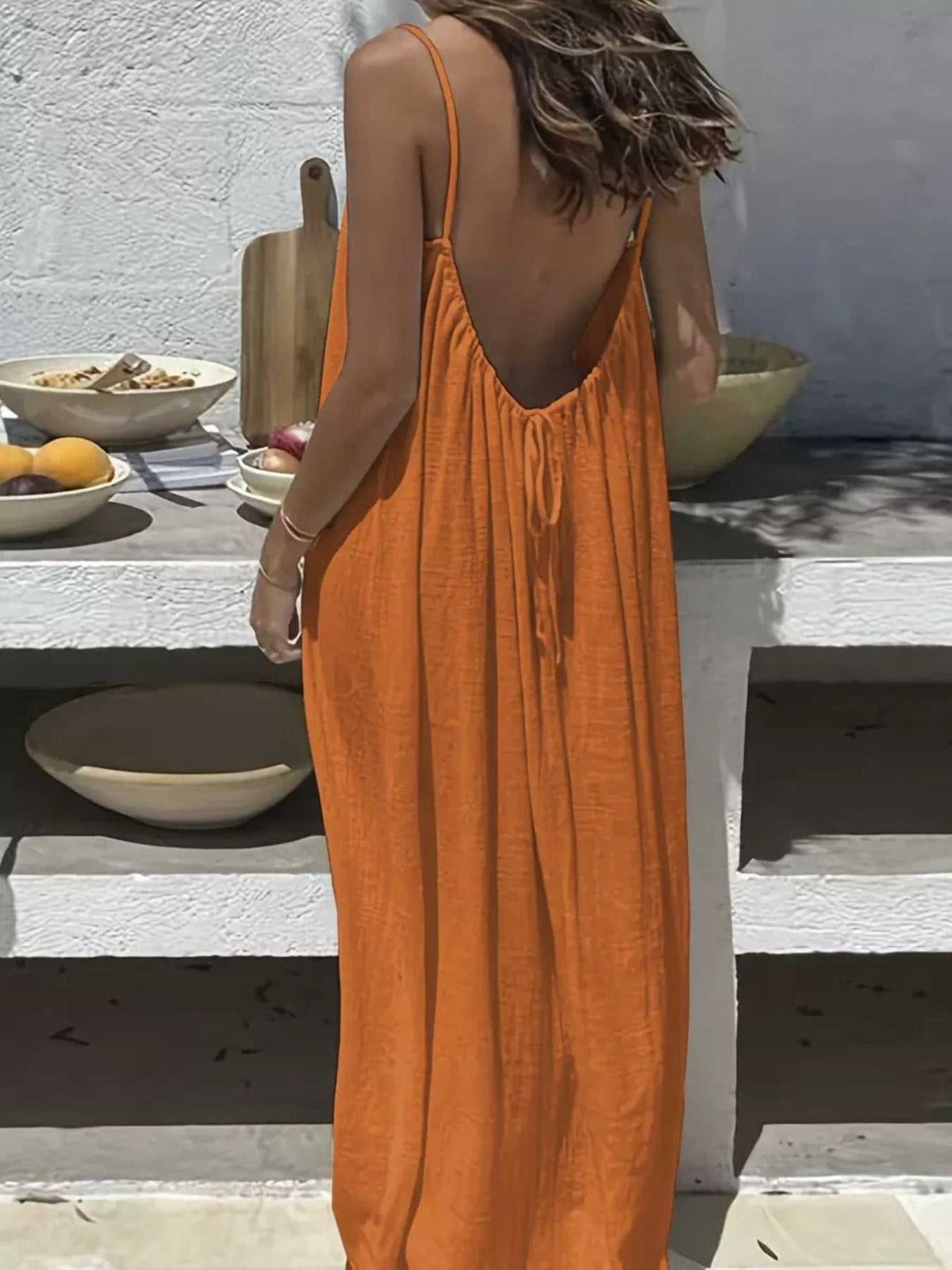 Full Size Backless Scoop Neck Maxi Dress Plus Size 100100427117994 25 Affordable Fashion Under $100 Jerry's Apparel 