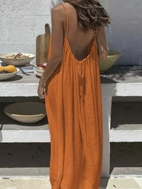Full Size Backless Scoop Neck Maxi Dress Plus Size 100100427117994 25 Affordable Fashion Under $100 Jerry's Apparel 