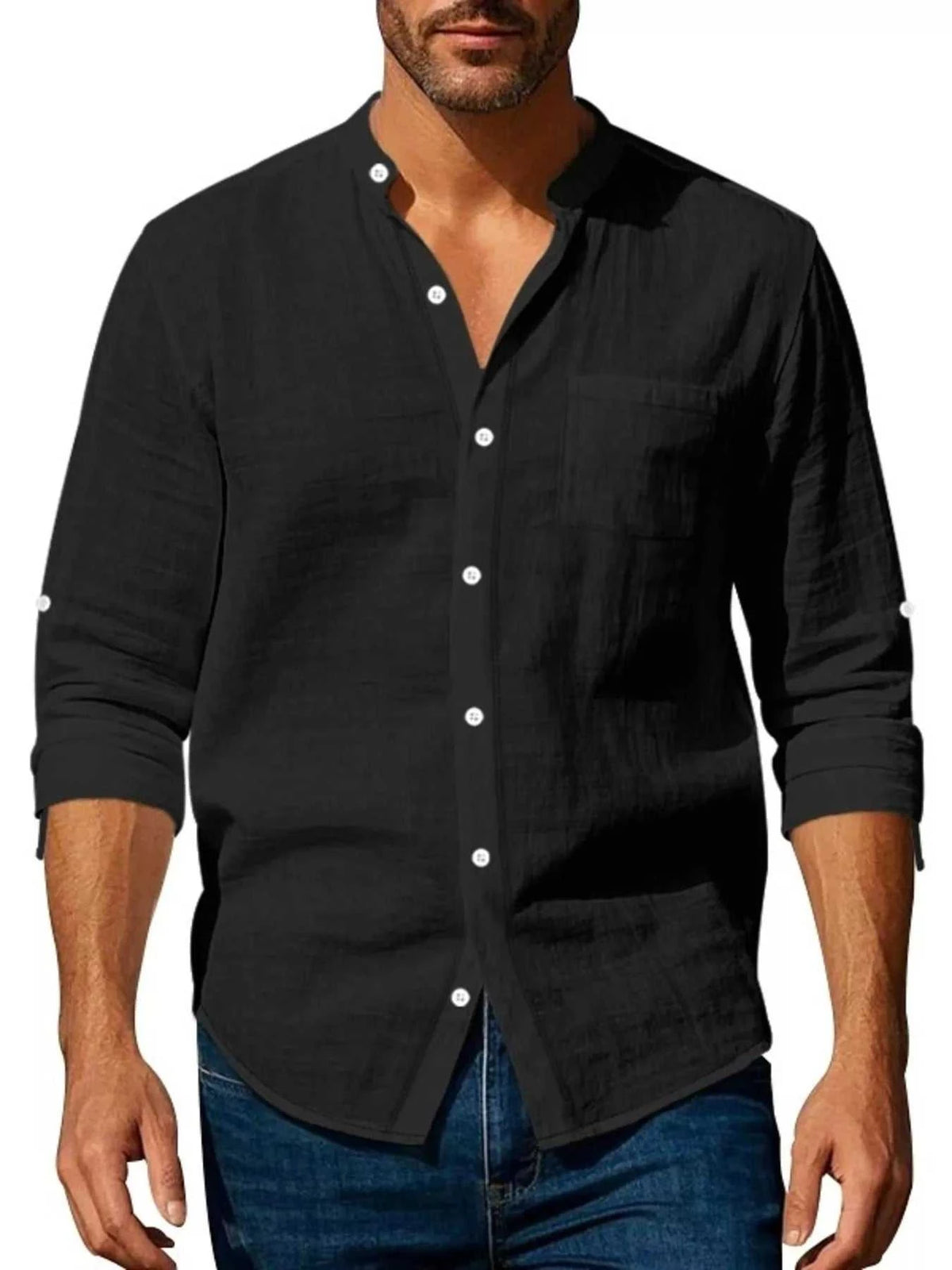 Men's Full Size Button Up Long Sleeve Shirt Plus Size 100400079736642 30 Affordable Fashion Under $100 Jerry's Apparel 