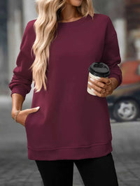 Casual Solid Color Long Sleeve Sweatshirt 100100430421753 39 Affordable Fashion Under $100 Jerry's Apparel 
