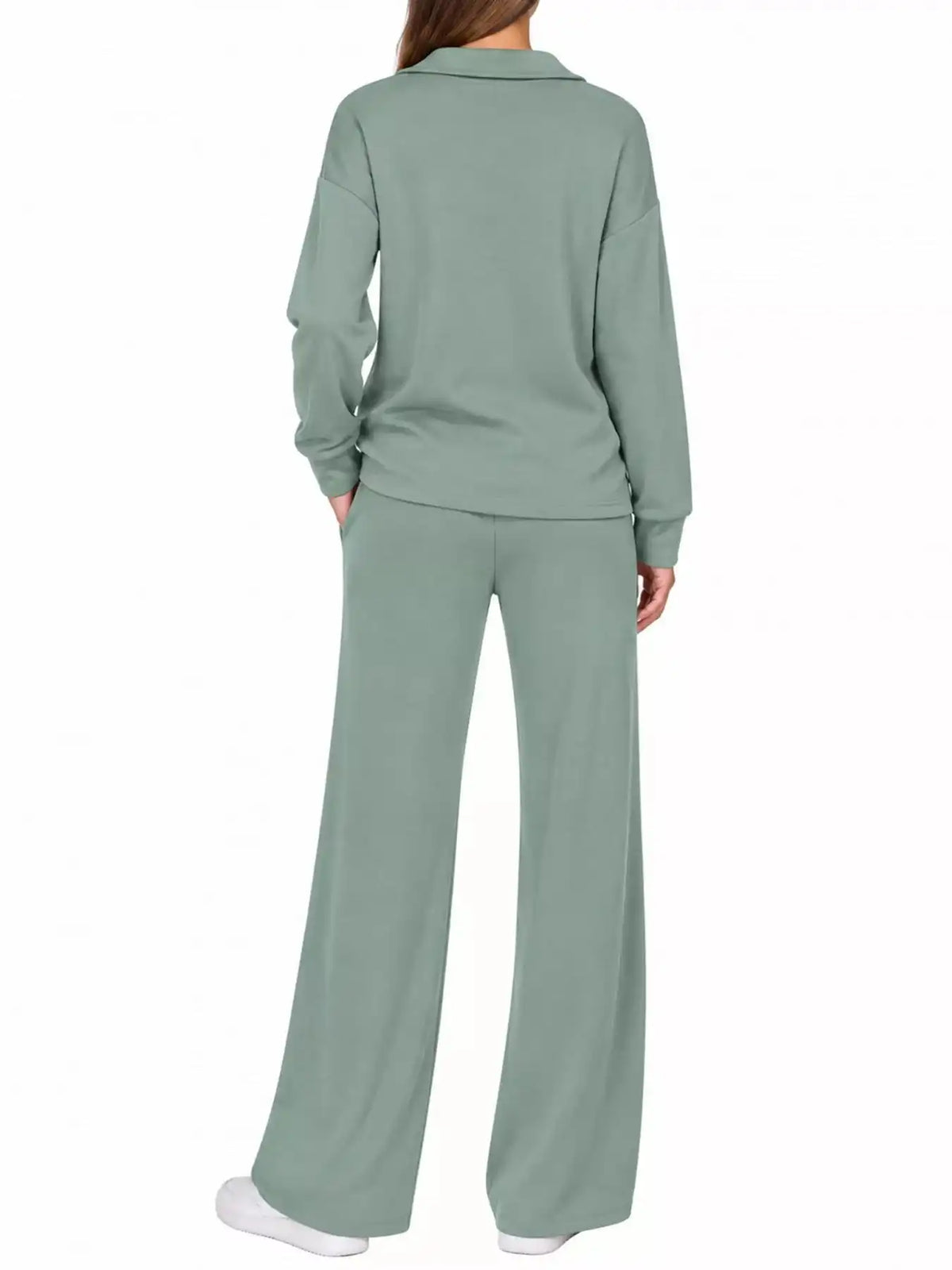 Dropped Shoulder Top and Pants Set 101001926020102 36 Gifts for Her Jerry's Apparel 