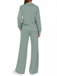 Dropped Shoulder Top and Pants Set 101001926020102 36 Gifts for Her Jerry's Apparel 