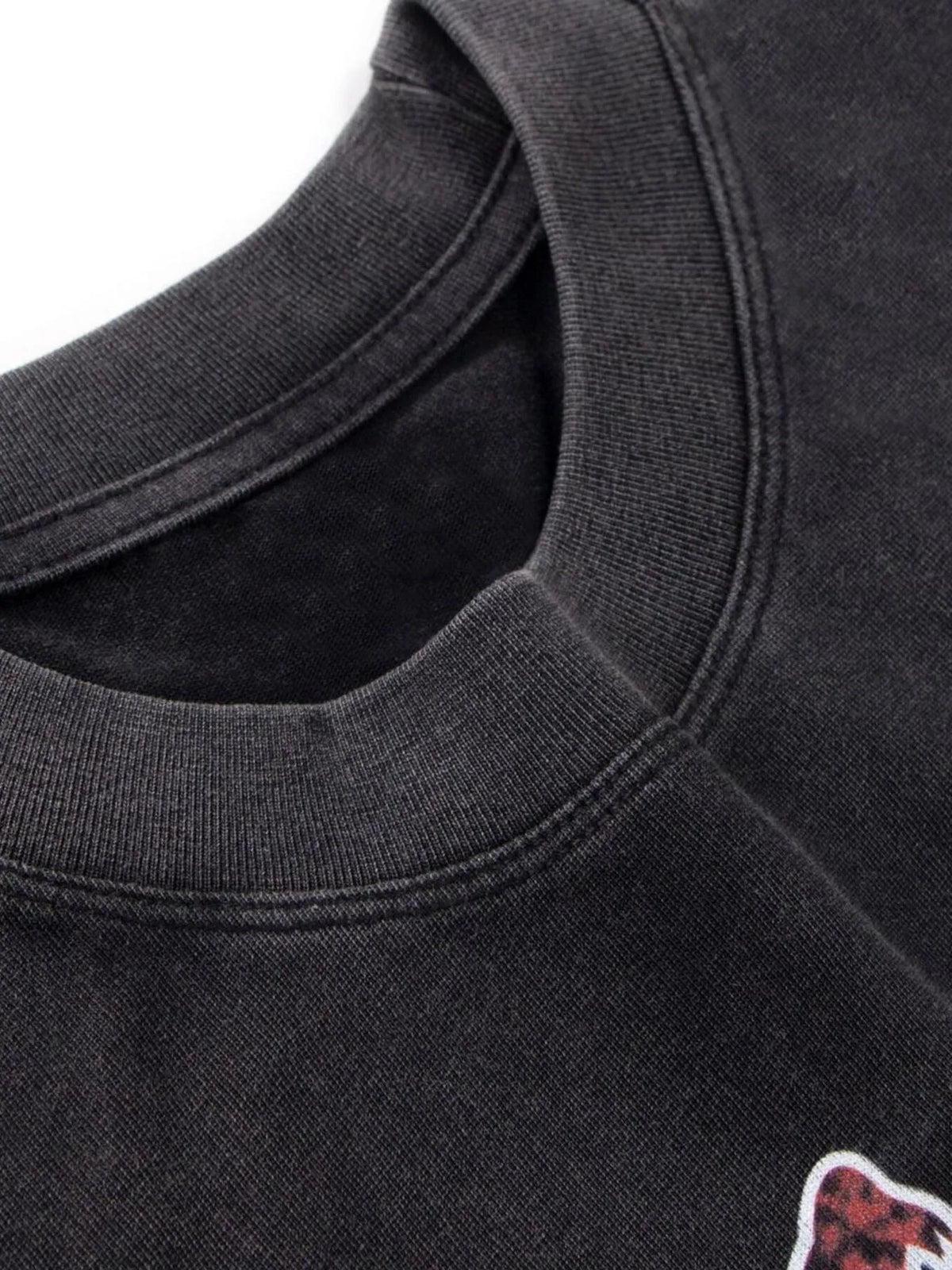 Men's Letter Round Neck Short Sleeve T-Shirt