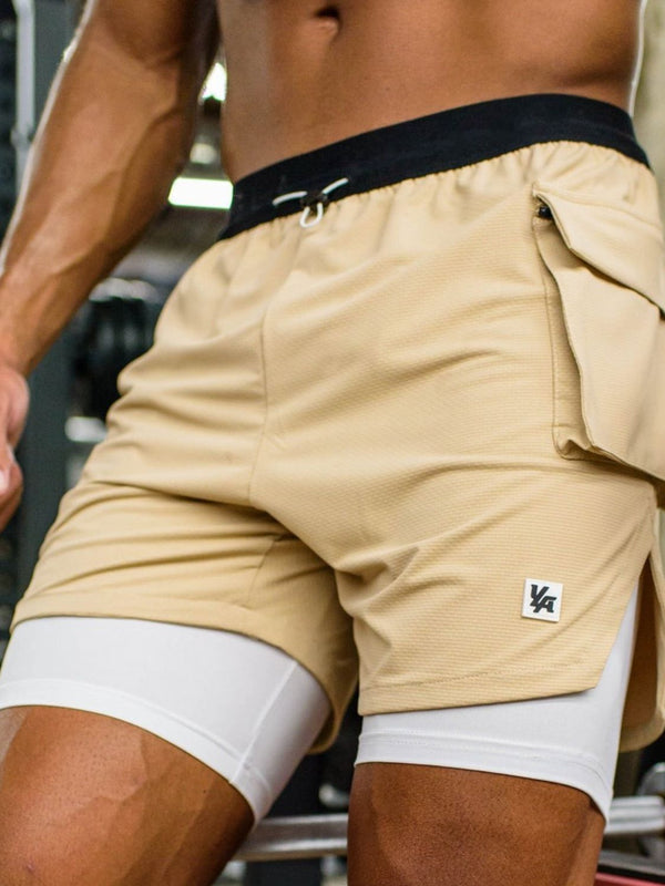 Men's Plus Size Drawstring Shorts