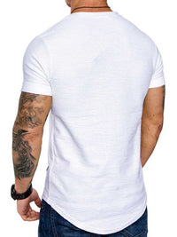 Men's Round Neck Slim Fit Casual T-Shirt 100400972198169 27 Affordable Fashion Under $100 Jerry's Apparel 