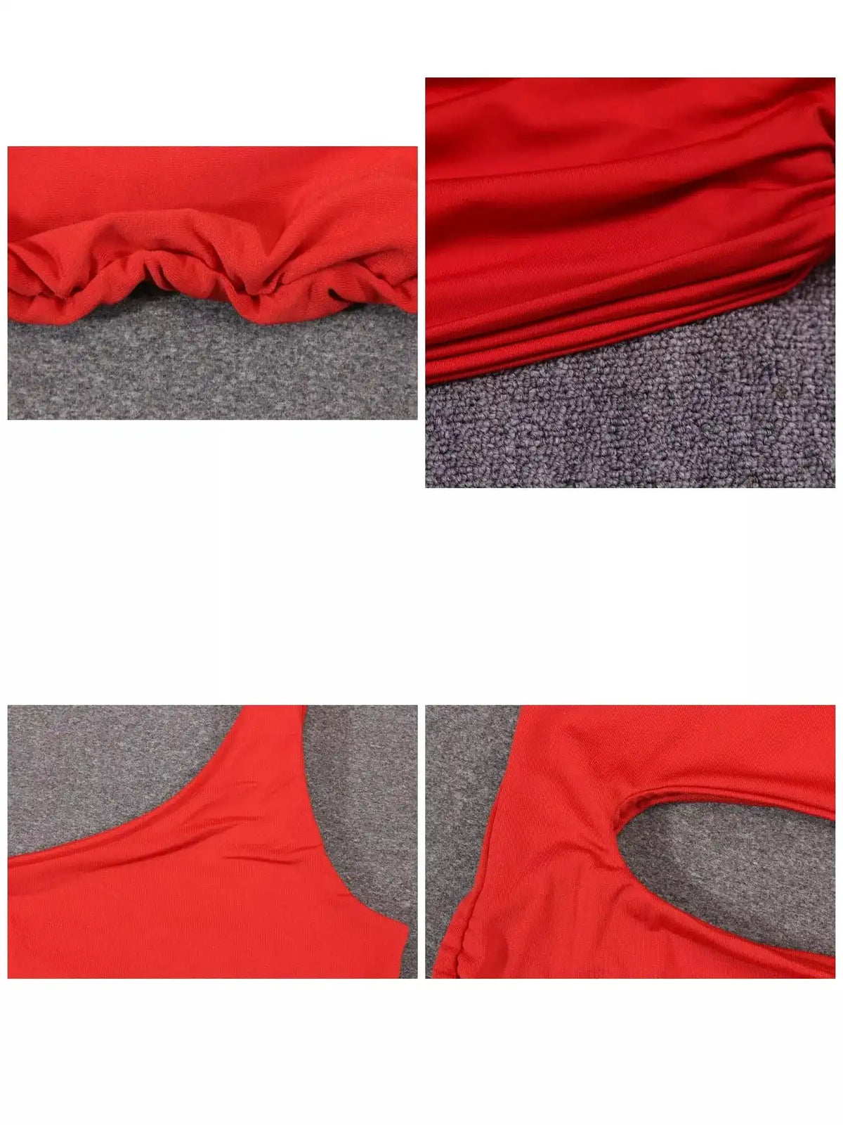 One-Shoulder Cutout Ruched Bodycon Mini Dress 101001098960768 27 Gifts for Her Jerry's Apparel 