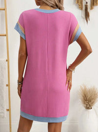 Round Neck Short Sleeve Mini Dress 100100619871757 33 Affordable Fashion Under $100 Jerry's Apparel 
