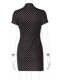 Polka Dot Cut-Out Front Mini Dress 100100763209154 25 Gifts for Her Jerry's Apparel 