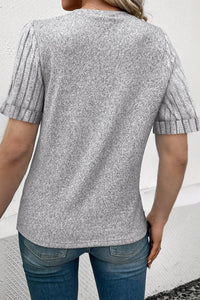 Round Neck Short Sleeve T-Shirt