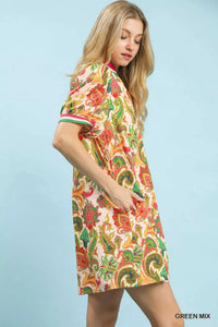 Umgee Jacquard Abstract Print Mini Dress 100100379101288 51 Affordable Fashion Under $100 Jerry's Apparel 
